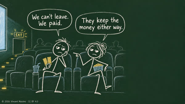 Sunk cost at the cinema